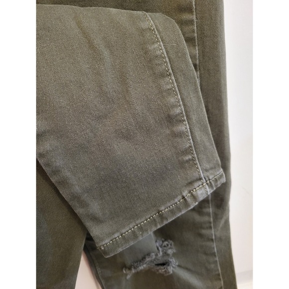 Gap 1969 Easy Leggings Olive Green Distressed Skinny Pants Womens Sz: 00 Regular - Picture 6 of 12